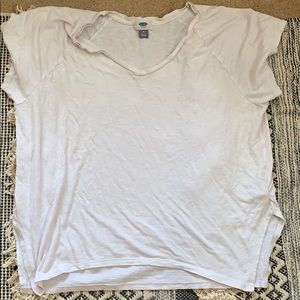 White old navy v-neck
